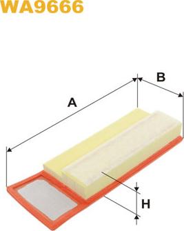 WIX Filters WA9666 - Ilmansuodatin inparts.fi