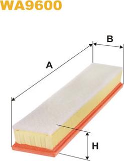 WIX Filters WA9600 - Ilmansuodatin inparts.fi