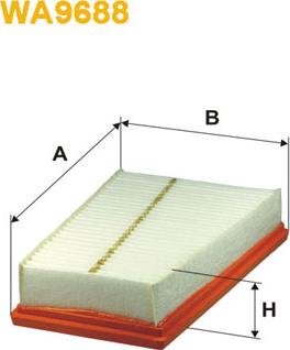 WIX Filters WA9688 - Ilmansuodatin inparts.fi