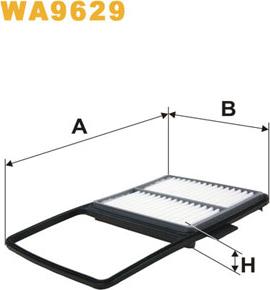 WIX Filters WA9629 - Ilmansuodatin inparts.fi