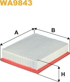 WIX Filters WA9843 - Ilmansuodatin inparts.fi