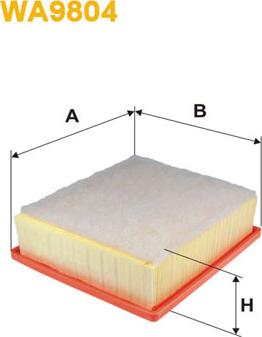 WIX Filters WA9804 - Ilmansuodatin inparts.fi