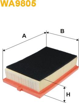 WIX Filters WA9805 - Ilmansuodatin inparts.fi