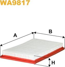 WIX Filters WA9817 - Ilmansuodatin inparts.fi