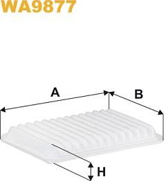 WIX Filters WA9877 - Ilmansuodatin inparts.fi