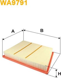 WIX Filters WA9791 - Ilmansuodatin inparts.fi