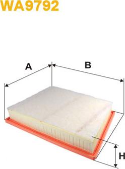 WIX Filters WA9792 - Ilmansuodatin inparts.fi