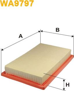 WIX Filters WA9797 - Ilmansuodatin inparts.fi