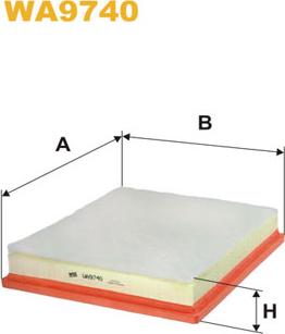 WIX Filters WA9740 - Ilmansuodatin inparts.fi