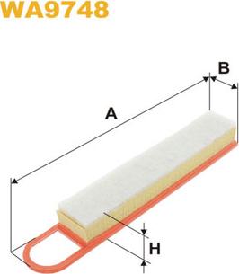 WIX Filters WA9748 - Ilmansuodatin inparts.fi