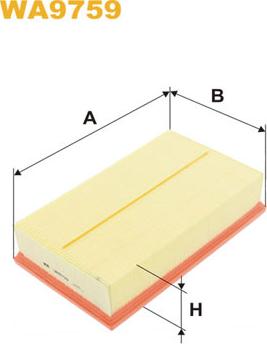 WIX Filters WA9759 - Ilmansuodatin inparts.fi