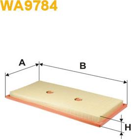 WIX Filters WA9784 - Ilmansuodatin inparts.fi