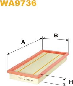 WIX Filters WA9736 - Ilmansuodatin inparts.fi