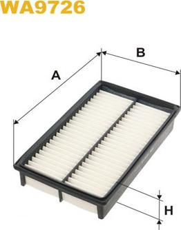 WIX Filters WA9726 - Ilmansuodatin inparts.fi