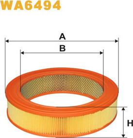 WIX Filters WA6494 - Ilmansuodatin inparts.fi