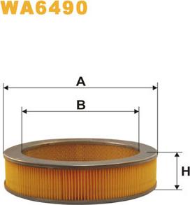 WIX Filters WA6490 - Ilmansuodatin inparts.fi