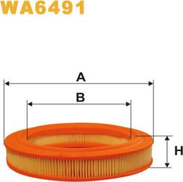 WIX Filters WA6491 - Ilmansuodatin inparts.fi