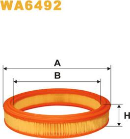 WIX Filters WA6492 - Ilmansuodatin inparts.fi