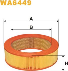 WIX Filters WA6449 - Ilmansuodatin inparts.fi