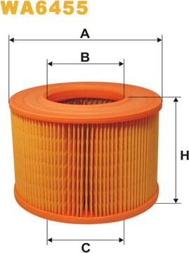 WIX Filters WA6455 - Ilmansuodatin inparts.fi