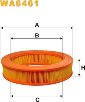 WIX Filters WA6461 - Ilmansuodatin inparts.fi