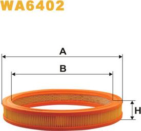 WIX Filters WA6402 - Ilmansuodatin inparts.fi