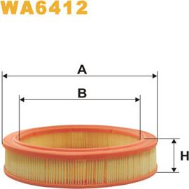 WIX Filters WA6412 - Ilmansuodatin inparts.fi