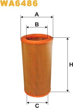 WIX Filters WA6486 - Ilmansuodatin inparts.fi