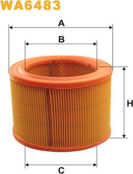 WIX Filters WA6483 - Ilmansuodatin inparts.fi