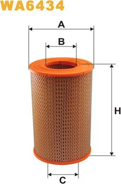 WIX Filters WA6434 - Ilmansuodatin inparts.fi