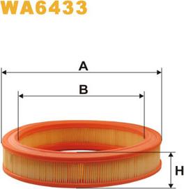 WIX Filters WA6433 - Ilmansuodatin inparts.fi