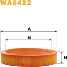 WIX Filters WA6422 - Ilmansuodatin inparts.fi