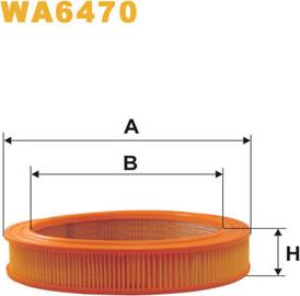 WIX Filters WA6470 - Ilmansuodatin inparts.fi