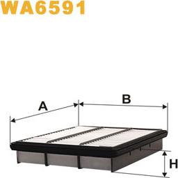 WIX Filters WA6591 - Ilmansuodatin inparts.fi