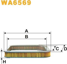 WIX Filters WA6569 - Ilmansuodatin inparts.fi