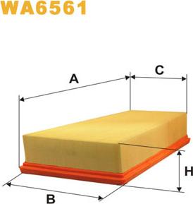 WIX Filters WA6561 - Ilmansuodatin inparts.fi