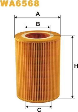 WIX Filters WA6568 - Ilmansuodatin inparts.fi