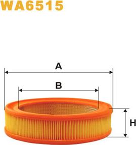 WIX Filters WA6515 - Ilmansuodatin inparts.fi