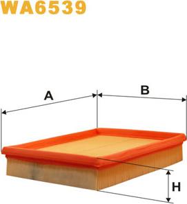 WIX Filters WA6539 - Ilmansuodatin inparts.fi