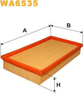 WIX Filters WA6535 - Ilmansuodatin inparts.fi