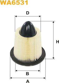 WIX Filters WA6531 - Ilmansuodatin inparts.fi