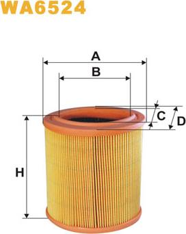 WIX Filters WA6524 - Ilmansuodatin inparts.fi