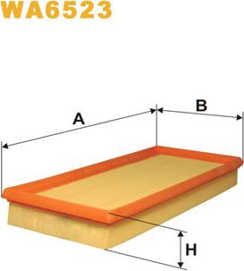 WIX Filters WA6523 - Ilmansuodatin inparts.fi