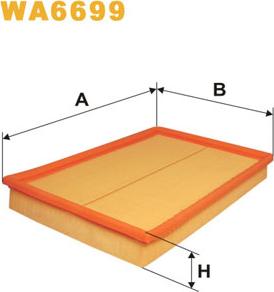 WIX Filters WA6699 - Ilmansuodatin inparts.fi