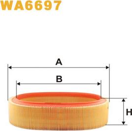 WIX Filters WA6697 - Ilmansuodatin inparts.fi