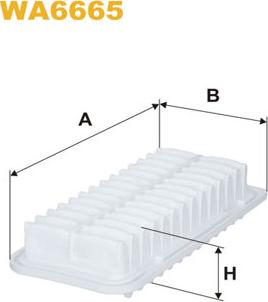 WIX Filters WA6665 - Ilmansuodatin inparts.fi