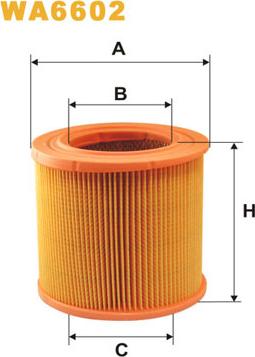 WIX Filters WA6602 - Ilmansuodatin inparts.fi