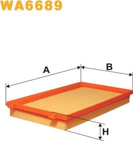 WIX Filters WA6689 - Ilmansuodatin inparts.fi