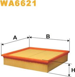 WIX Filters WA6621 - Ilmansuodatin inparts.fi