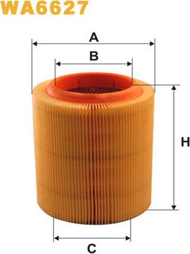 WIX Filters WA6627 - Ilmansuodatin inparts.fi